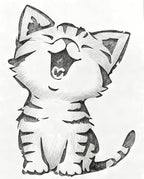 TIAMECH A4 Reusable Little Cat Stencil - Image 2