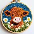 DIY Punch Needle Kits Highland Cow by Unknown