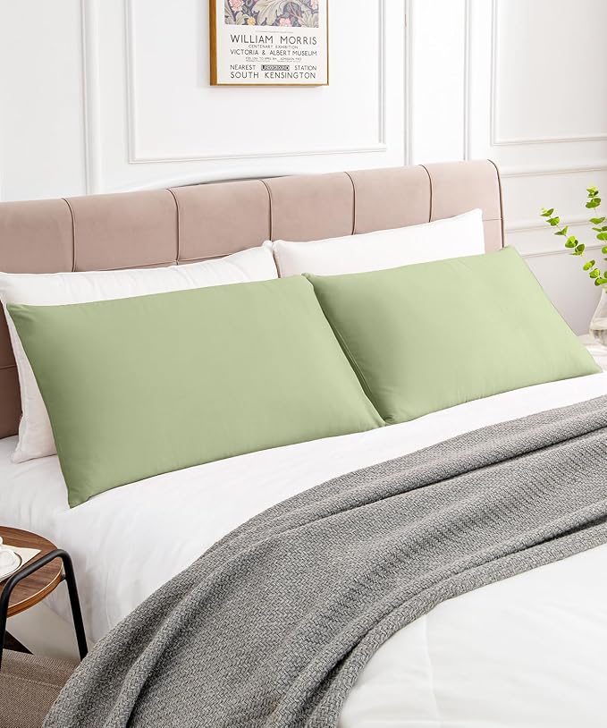 Warmstar Cotton Pillow Cases Standard Size Set of 2, 600 Thread Count - Image 2