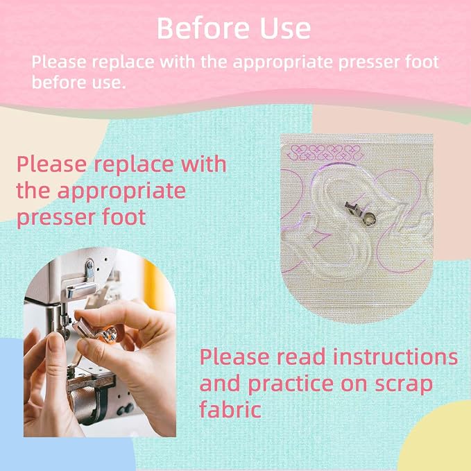 3Pcs Free Motion Quilting Templates - Image 6