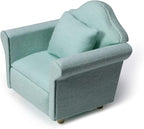 Dollhouse Couch with Pillow 1 12 Scale Miniature Sofa Arm Chair Living Room by Cuteminifulfillsallyourfantasiesabouttheminihomeinyourdreams