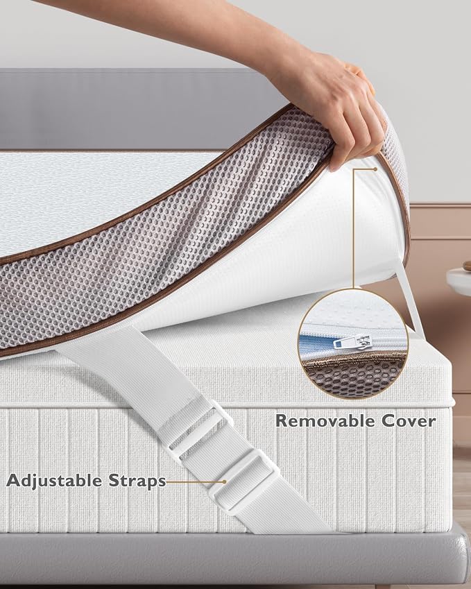 BedStory 3 Inch Mattress Topper Twin XL - Image 5
