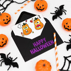 56 Sheets Halloween Pumpkin Stickers - Image 7