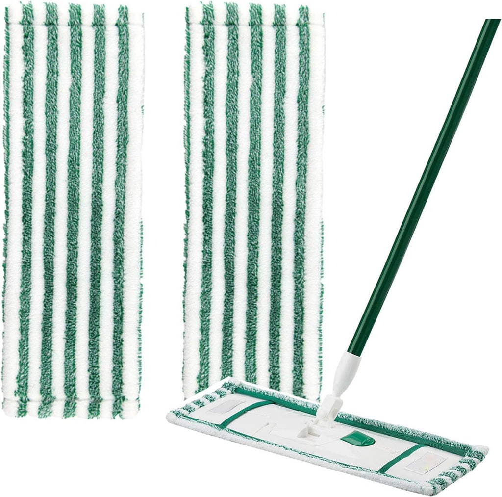 2 Pack Replacent Mop Refills Compatible with Libman Wet & Dry Microfiber Mop,Reusable Washable Microfiber Cloth Mop Head Pads for Wet and Dry Use (Set of 2)