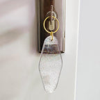 10pcs Blank Hotel Keychains Bulk Vintage Motel Keychain Vinyl Keychains Gold - Image 3