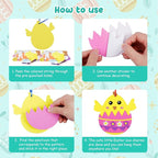 Fennoral 24 Pack Easter Craft Kit - Image 3