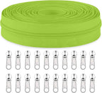 Sawoake #5 Nylon Coil Zippers by The Yard Bulk 10 Yards by Zipper