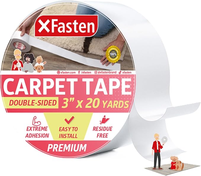XFasten Double-Sided Carpet Tape by XFasten