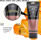 GOTIDEAL Acrylic Paint Metallic Rose Gold Non Toxic Non Fading, Rich Pigments - Image 2