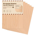 Rowood 6 Pack Oak Plywood Sheets 1/8, 3mm Thin Unfinished Craft Wood - Image 8