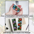ACRNIGHEET 6PCS Cross Stitch Kits Stamped Cross Stitch Bookmark Kit - Image 3