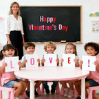 FYSUIMU 134 Pcs Valentine's Day Bulletin Board Letters Alphabet Number Symbol - Image 7