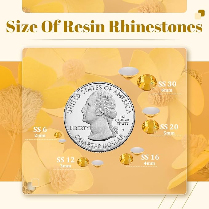 8000PCS 3mm Resin Rhinestones Bulk - Image 3