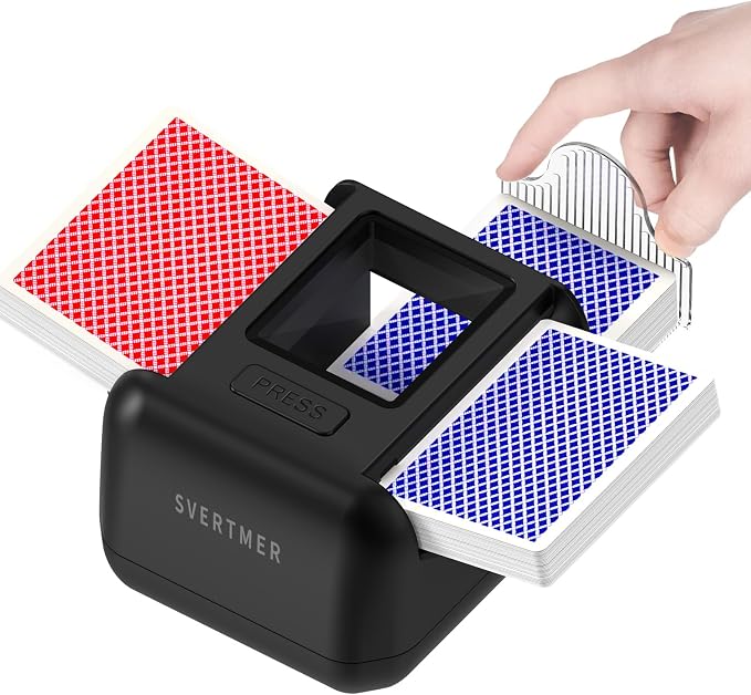 Automatic Card Shuffler|1-2 Deck Electric Card Shuffle MachineFor of Poker by Unknown