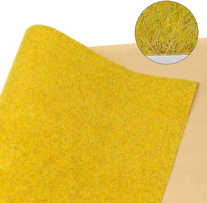 CP134 Artificial Model Grass Mat Trains Golden Yellow Golden Autumn Landscape - Image 2