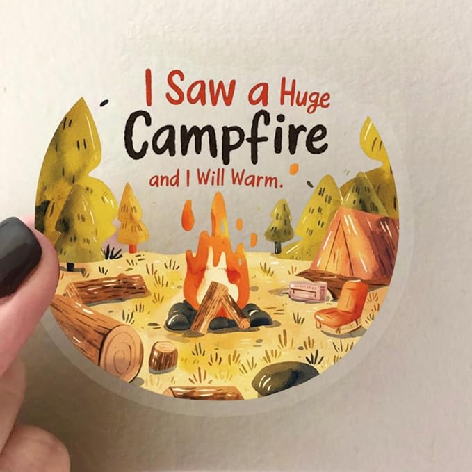 50 Pcs Clear PET Inspirational Stickers - Image 4