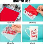 Lya Vinyl Red Permanent Vinyl for Cricut - Image 5