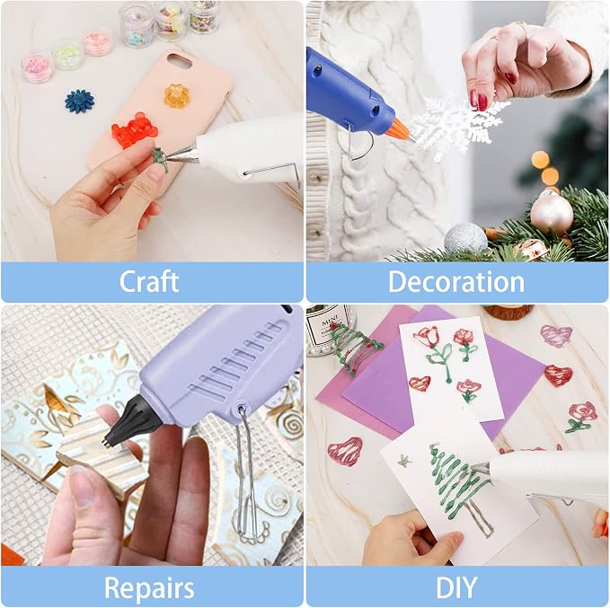 Clear EVA Hot Glue Sticks, All Temperature Adhesive Stick - Image 5
