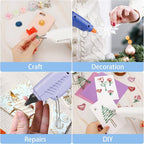 White Hot Glue Sticks, All Temperature Adhesive EVA Glue Sticks - Image 5