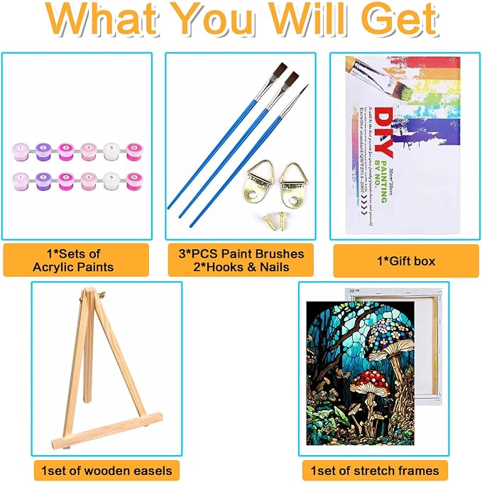 Meothan Framed Paint by Numbers Kits - Image 4