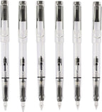 Lanxivi Yongsheng Calligraphy Fountain Pen Set Transparent Clear, 6 Assorted - Image 7