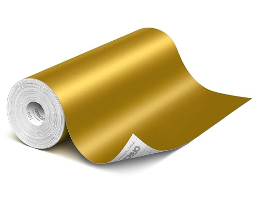 ORACAL 651 Matte Metallic Gold Vinyl Durable Roll Easy to Weed Permanent by Orafol
