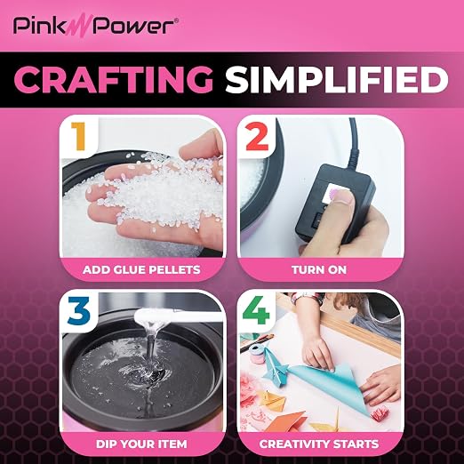 Pink Power Electric Hot Glue Pot - Image 5