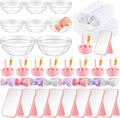 Teenyyou 8 Set Spa Tie Dye Pink and Purple Supplies by Teenyyou
