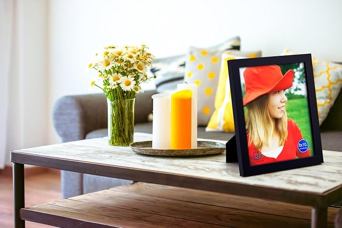 RPJC 8x10 inch Picture Frame Made of Solid Wood High Definition Glass - Image 7