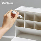 BLUE GINKGO Hive Desk Organizer – Vertical 6-Compartment, Full-drawer Storage – - Image 5