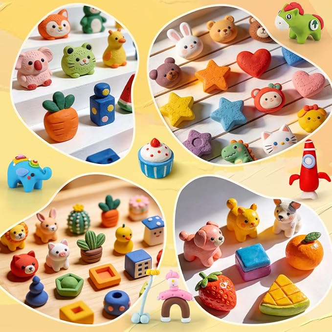 Ixiaoyoo 60 Colors Polymer Clay, Oven Bake DIY Modeling Clay - Image 11