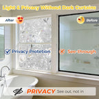 OHTMERU Window Privacy Film Decorative - Image 4
