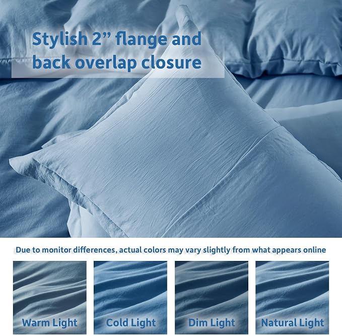 Nestl Blue Heaven California King Duvet Cover Sets - Image 8