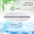 Meoflaw Cooling Pillows King Size Set of 2, Shredded Memory Foam Bed Pillows - Image 3
