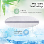 Meoflaw Cooling Queen Size Pillow, Shredded Memory Foam, Supports Back & Side - Image 3