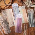 40 Pcs Transparent Lace Stickers - Image 6