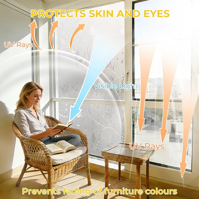 OHTMERU Window Privacy Film Decorative - Image 4