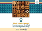 BSIRI 16 in 1 Wooden Brain Teaser Puzzles - Image 3