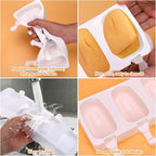 Mity rain 2 Pack Cake Pop Mold Silicone, 8 Cavity Reusable Cakesicle Molds | - Image 3