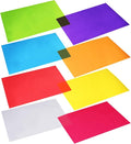Outus 104 Pcs Colored Cellophane Sheets Cellophane Wrapping Paper by Outus