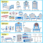 35 Pcs Dollhouse Furniture Accessories Set Mini House Furniture Small Dollhouse - Image 5