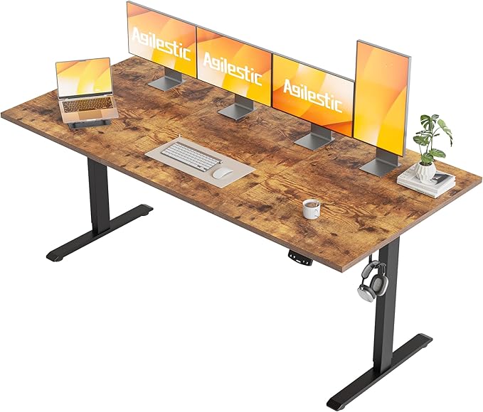 Agilestic Electric Standing Desk, 71 x 31.5 Inches Height Adjustable Desk by Agilestic