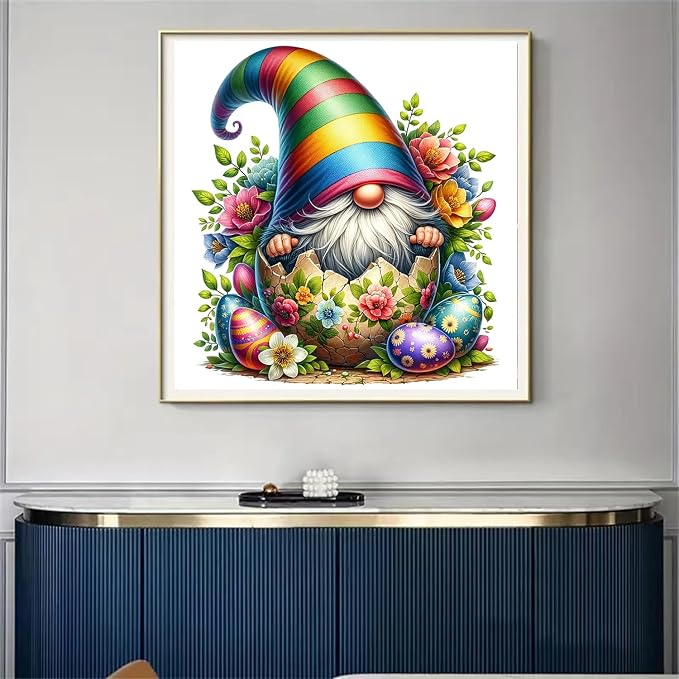 Easter Gnome Stamped Cross Stitch Kits - Image 3