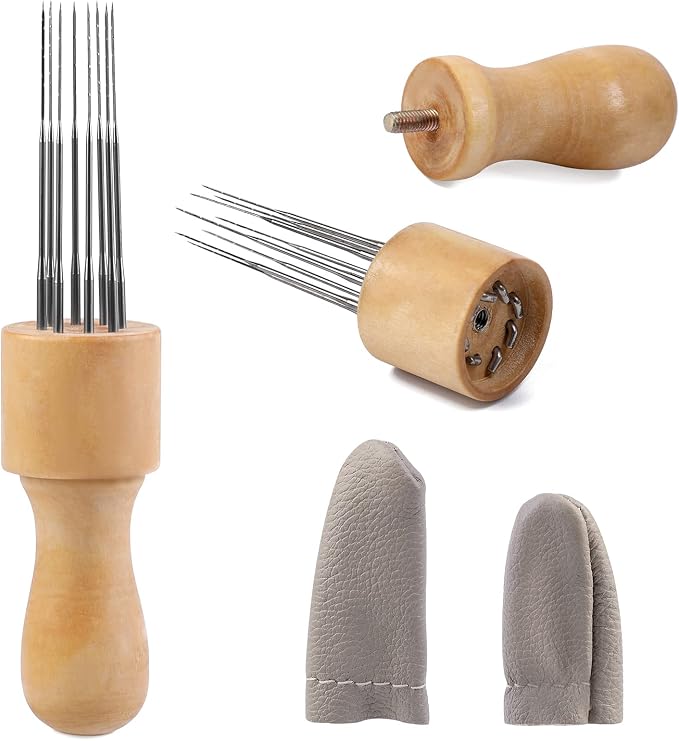 Mayboos Felting Needle with Eight Needles Tool, Craft Wool Felt Stitch Punch by Mayboos
