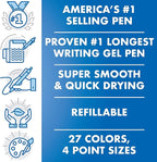 Pilot G2 Premium Gel Roller Pen, Retractable and Refillable, Fine Point 0.7 mm - Image 3