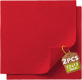 Red Soft Felt Sheets for Crafts, 1.6mm Thick, Handmade Crafts, DIY Projects by Grainear