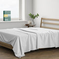 THREAD SPREAD 100% Organic Cotton Percale Flat Sheet Twin XL Size by THREADSPREAD