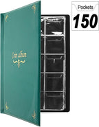 150 Pockets Coin Album, Penny Collecting Book, Souvenir Coins Collection Holder - Image 8