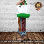 TOPDesign 1-Pack Super Strong Large 12oz Cotton Canvas Tote Bag, Reusable - Image 2