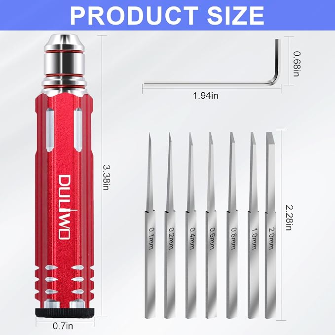 Prime Model Scriber Gundam Resin Carved Scribe Line Hobby Cutting Tool Chisel - Image 9